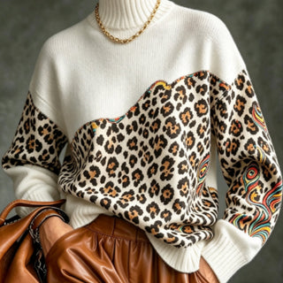 Womens Plus-Size Loose Sweater