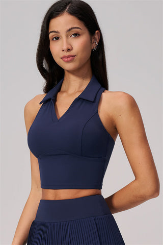 The Ziv Polo Crop Top Tennis Dress 2-Piece Set