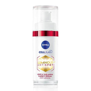 Nivea Cellular Luminous630 Anti-Aging Serum - Age Spot Correction & Wrinkle Reduction with Hyaluronic Acid - Glamourous Grace