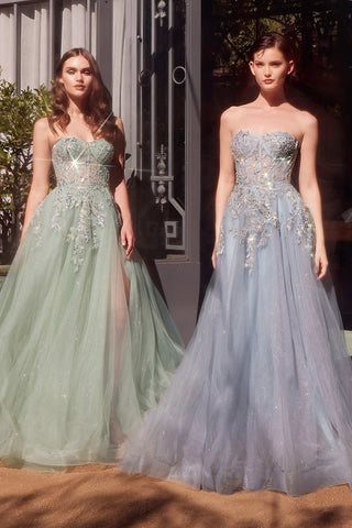 Andrea & Leo A1415 Dress Strapless Corset Embellished Ball Gown