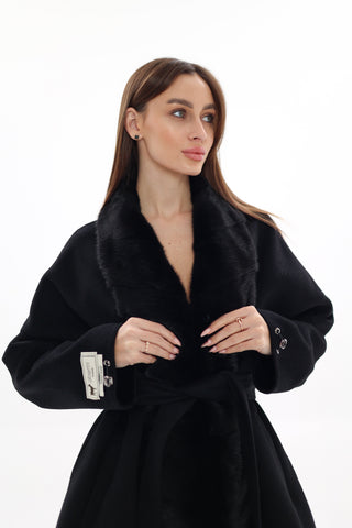 Kopenhagen Fur® Mink Italian Cashmere Wool Coat