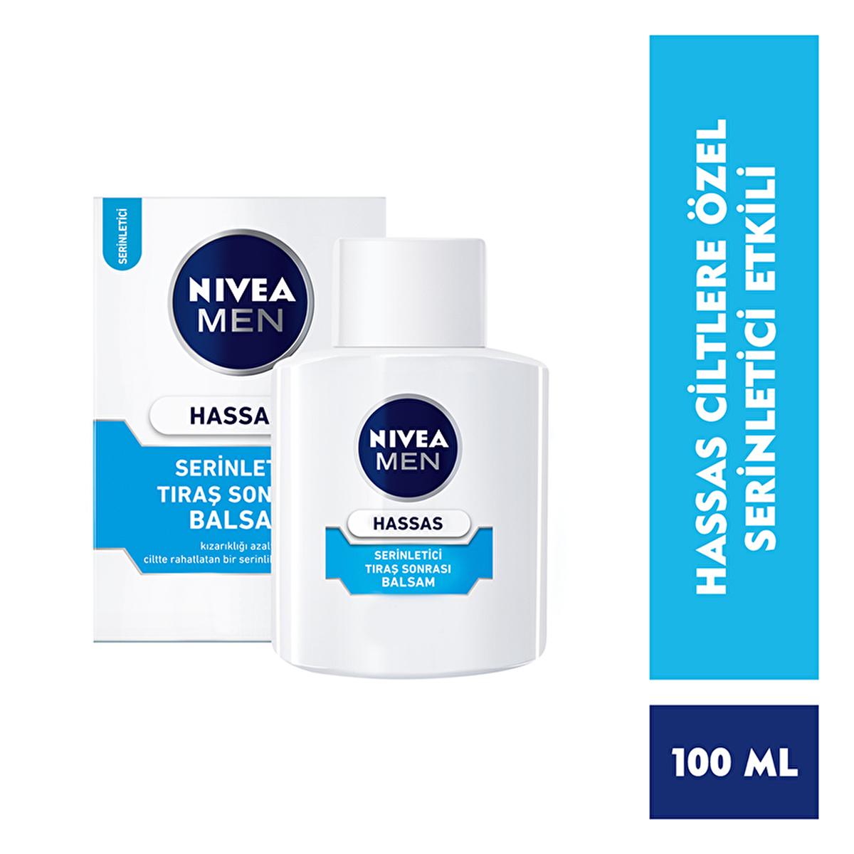 Nivea Men Alcohol-Free After Shave Balm for Sensitive Skin - Soothing, Cooling, and Refreshing Post Shave Care - Glamourous Grace