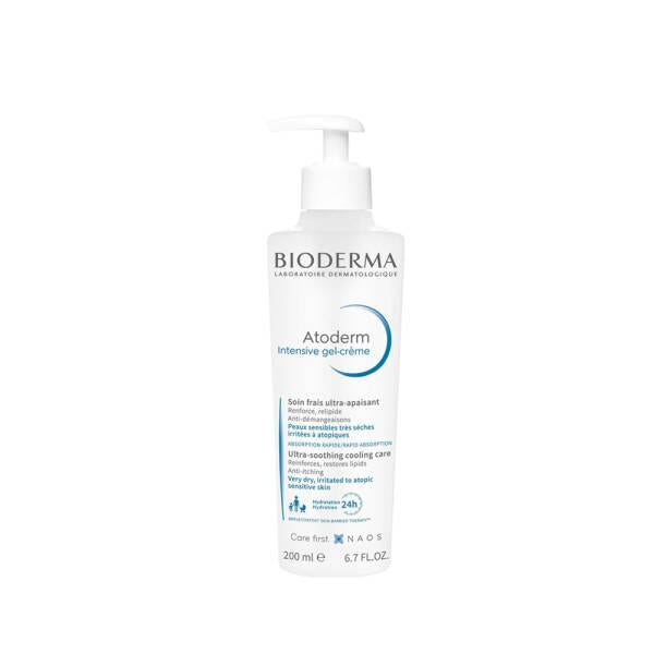 Bioderma Atoderm Intensive Gel Creme - Moisturizing Gel Cream for Dry Skin Relief, Gentle for Babies & Adults - Glamourous Grace
