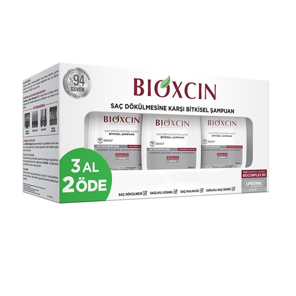 Bioxcin Anti Hair Loss Shampoo for Dry/Normal Hair - 10.14 fl oz, Herbal, pH Balanced, Clinically Tested - Glamourous Grace