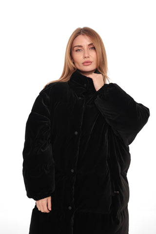 Transformer 2 in 1 Velour Down Coat/Vest
