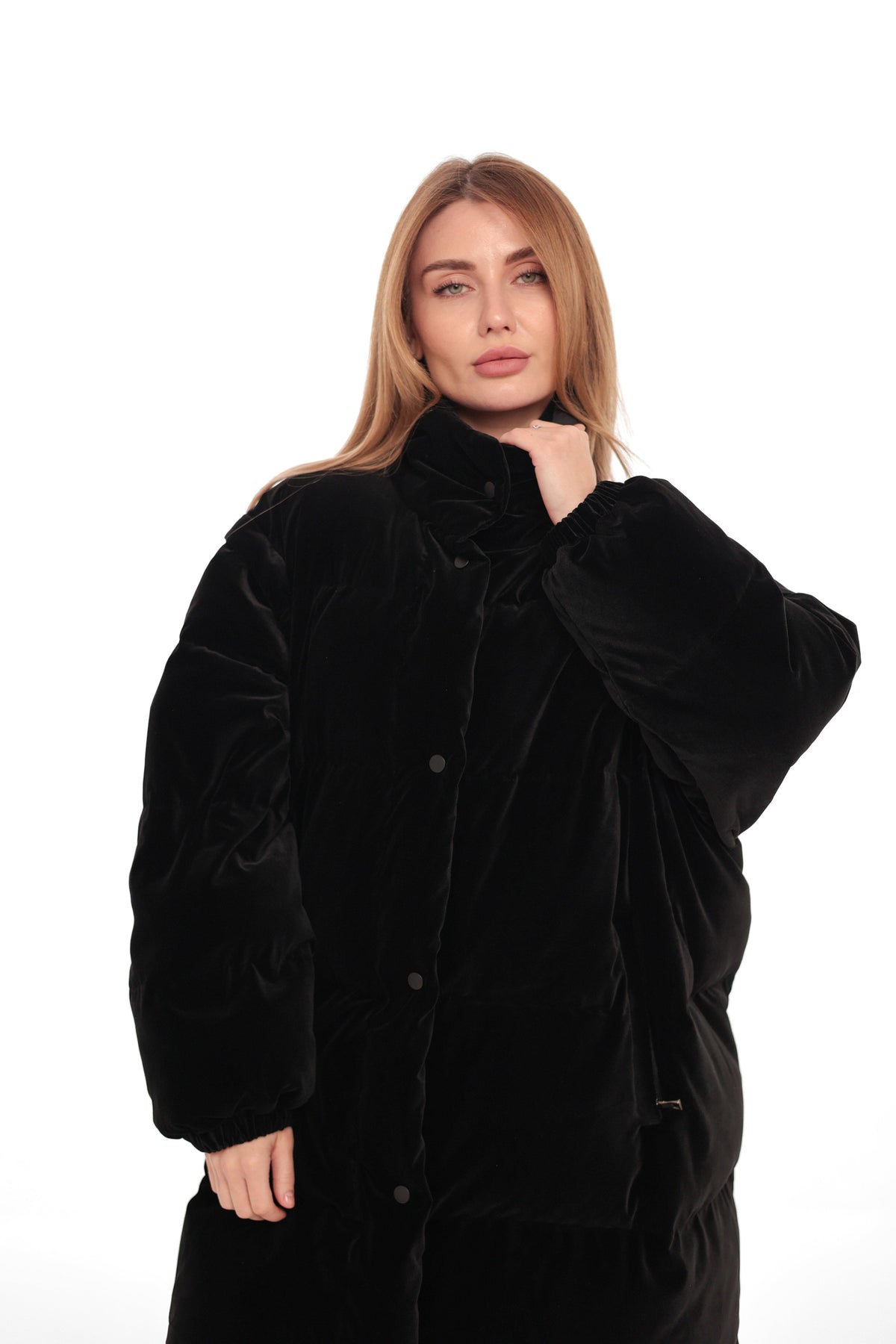 Transformer 2 in 1 Velour Down Coat/Vest