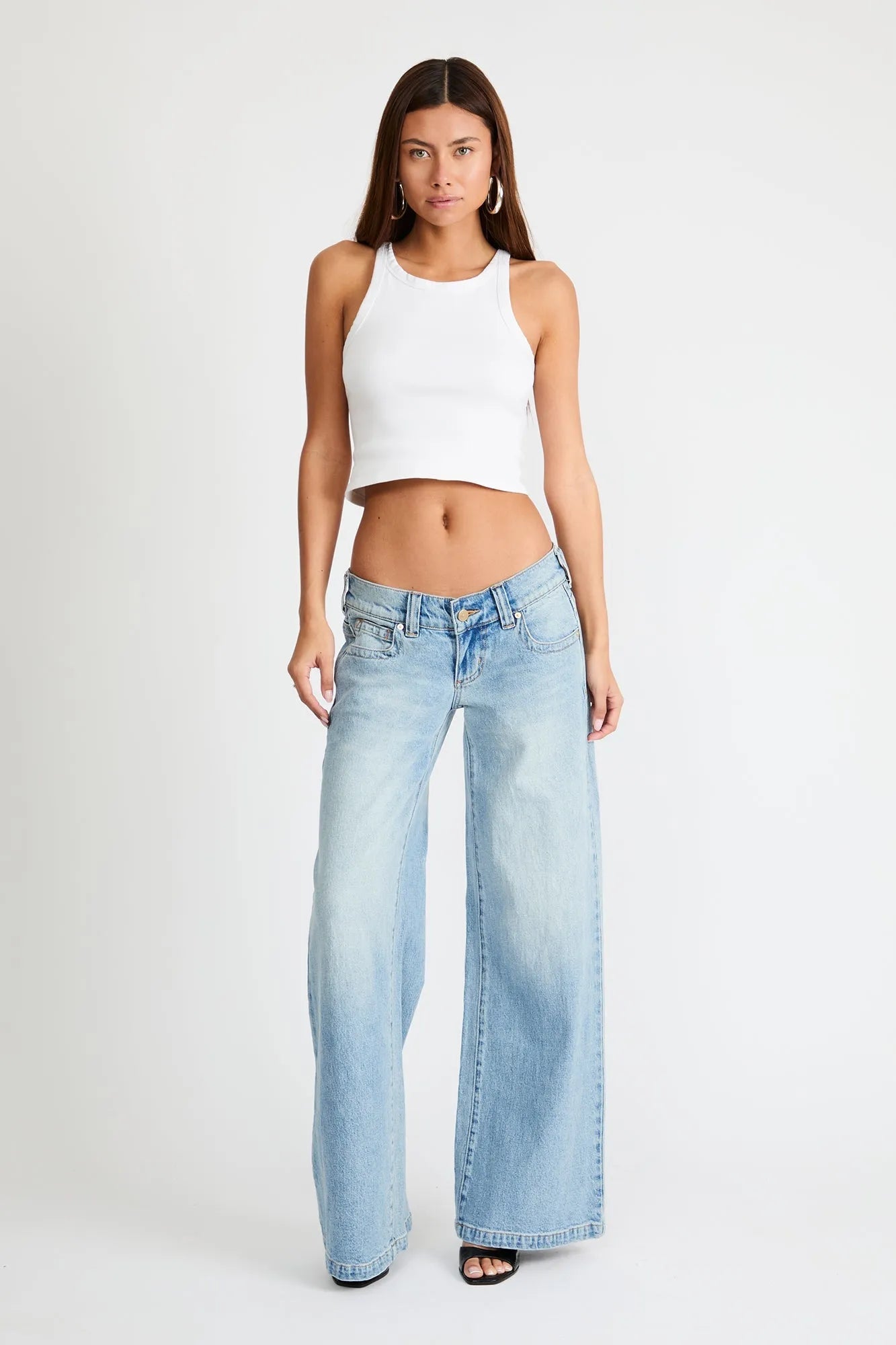 00 Super Low & Wide Jody Jeans - Glamourous Grace