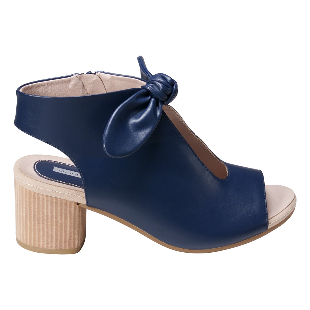 Women's Kimora Navy Heeled Sandals - Glamourous Grace