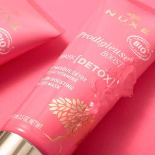 Nuxe Prodigieuse Boost Glow Boosting Detox Mask: Vegan Facial Mask for Radiant & Bright Skin - 75ml - Glamourous Grace