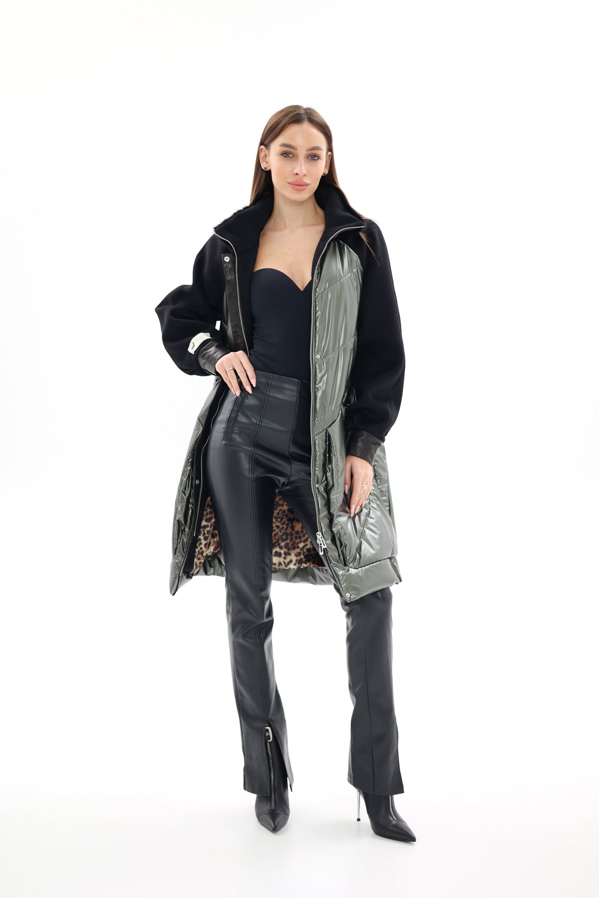 Kopenhagen Fur® Mink Italian Cashmere Wool Vogue Coat