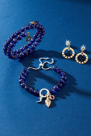 Moon Magic Beaded Wrap Bracelet