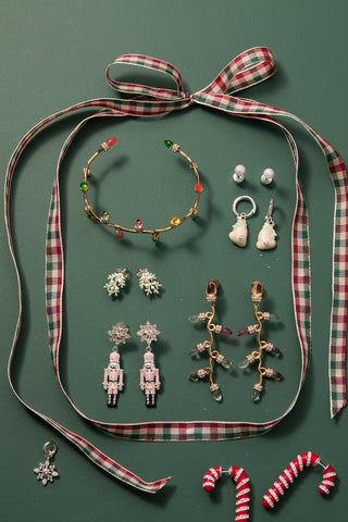 Christmas Muted Light Bulb Earrings