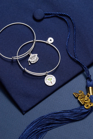 "The Tassel Was Worth The Hassle" Charm Bangle