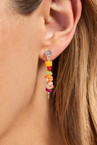 Hot Grill Summer Skewer Drop Earrings