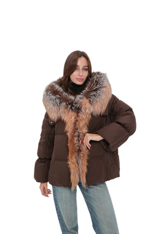 Valerie Genuine Fur Down Fill Parka