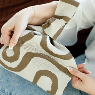 The Meander Beige Handbag - Glamourous Grace