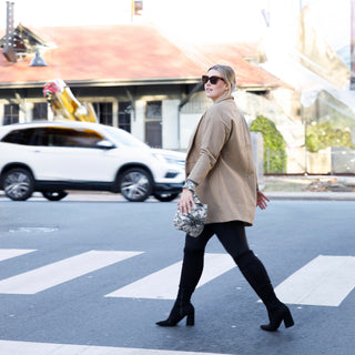The Palm Beach Black Handbag - Glamourous Grace