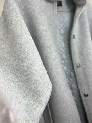 Genuine Scandinavian Mink Fur Virgin Wool Coat