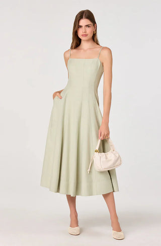 Trisha Pistachio Dress - Glamourous Grace