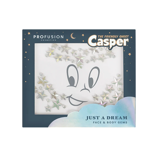 Casper the Friendly Ghost |  Cosmetic Bag & Glow in the Dark Face Gems
