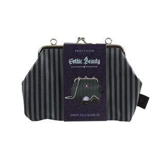 Gothic Beauty-Cosmetic Bag & Lip Balm Set