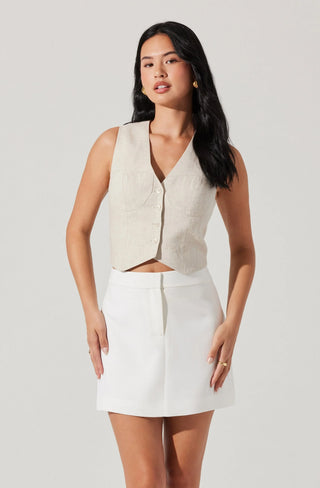 Bella Skirt | White - Glamourous Grace