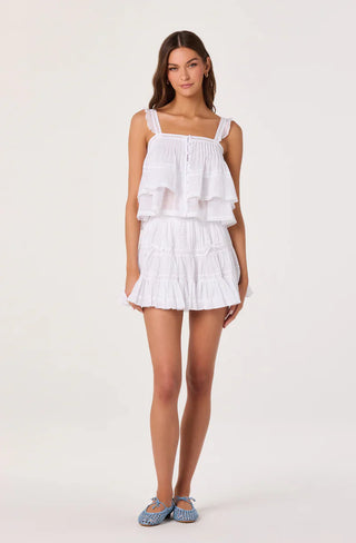 Delia White Skirt - Glamourous Grace