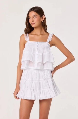 Delia White Skirt - Glamourous Grace