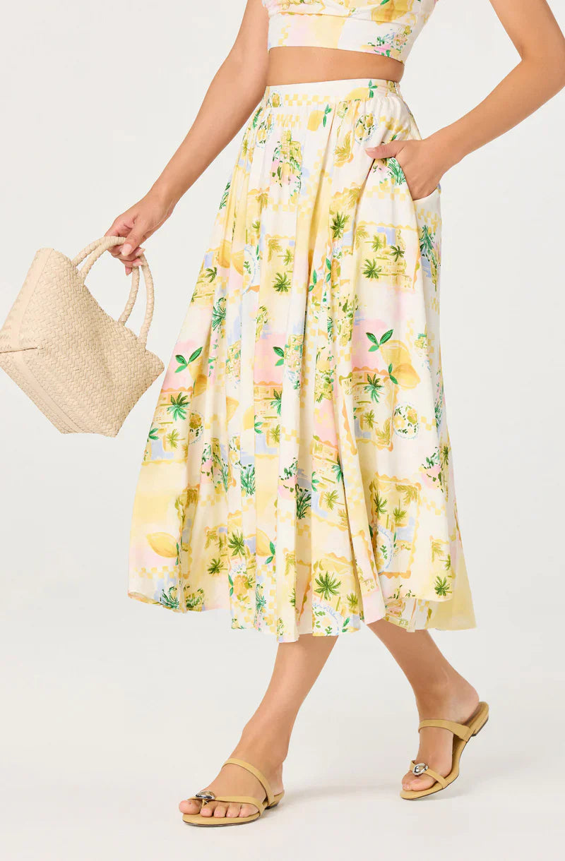 Kaleigh Lemon Paradise Skirt