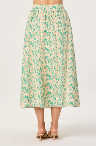 Keesha Green Pink Multi Skirt - Glamourous Grace