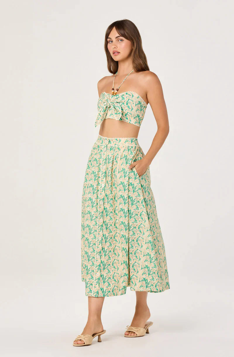 Keesha Green Pink Multi Skirt - Glamourous Grace