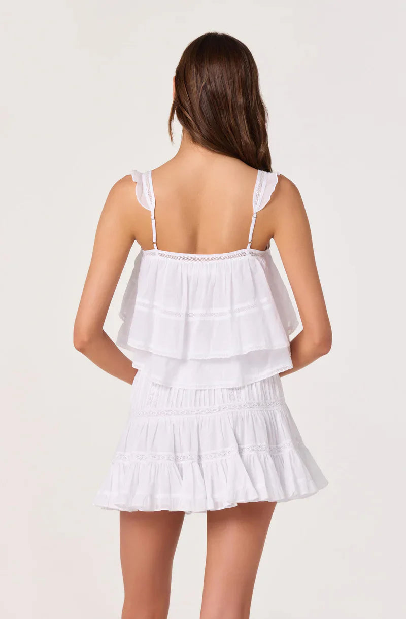 Delia White Top - Glamourous Grace