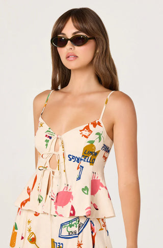 Alma Island Sketchbook Top - Glamourous Grace