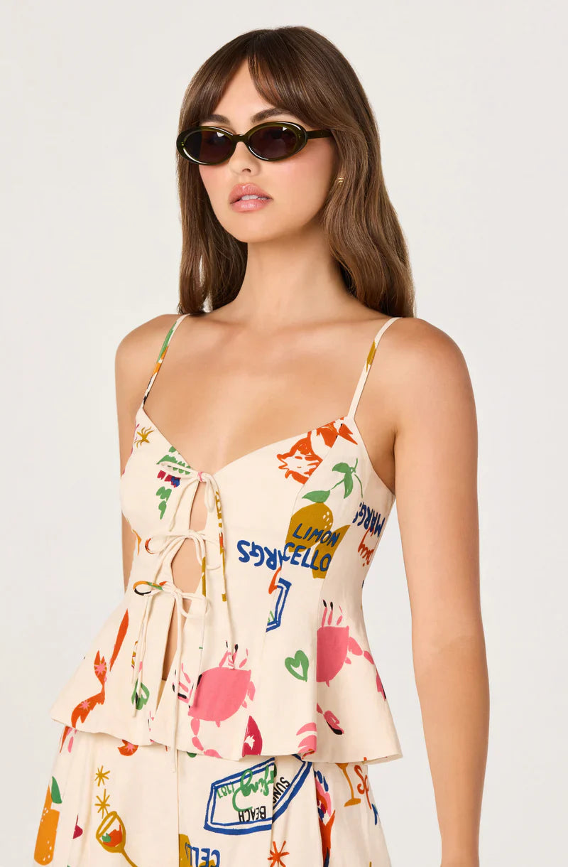 Alma Island Sketchbook Top - Glamourous Grace