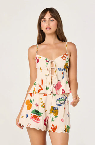 Alma Island Sketchbook Top - Glamourous Grace