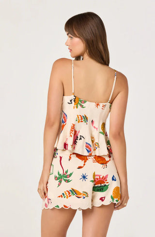Alma Island Sketchbook Top - Glamourous Grace