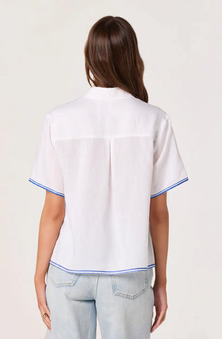 Trace White Shirt - Glamourous Grace
