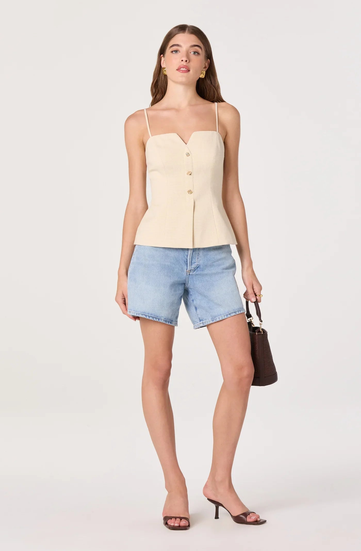 Britta Cream Top