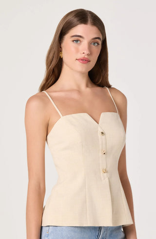 Britta Cream Top