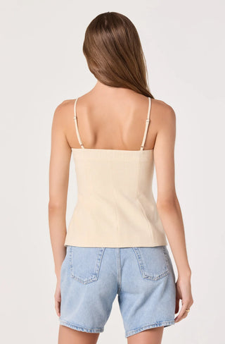 Britta Cream Top