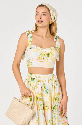 Kaleigh Lemon Paradise Top - Glamourous Grace