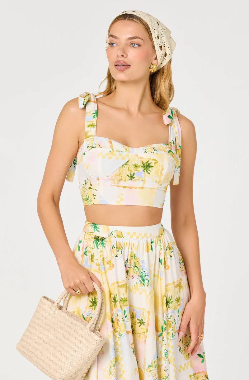 Kaleigh Lemon Paradise Top - Glamourous Grace
