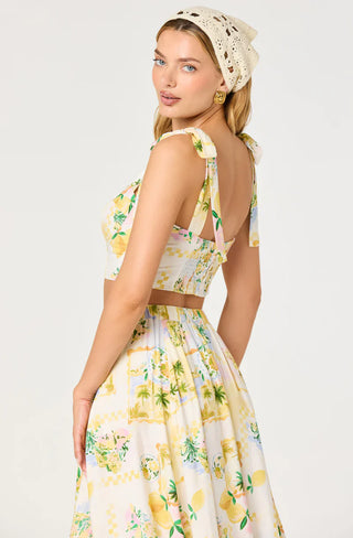 Kaleigh Lemon Paradise Top - Glamourous Grace