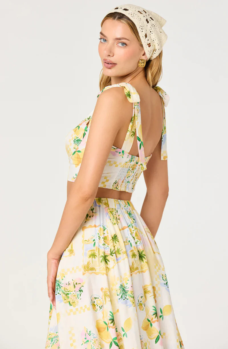 Kaleigh Lemon Paradise Top - Glamourous Grace