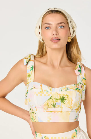 Kaleigh Lemon Paradise Top - Glamourous Grace