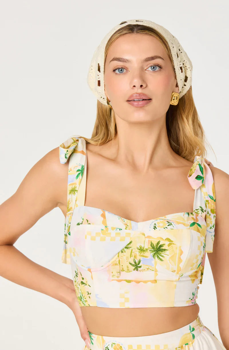 Kaleigh Lemon Paradise Top - Glamourous Grace