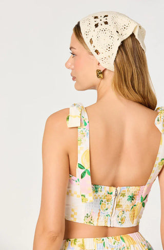 Kaleigh Lemon Paradise Top - Glamourous Grace