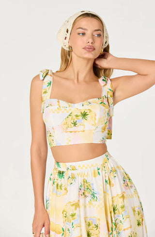 Kaleigh Lemon Paradise Top - Glamourous Grace