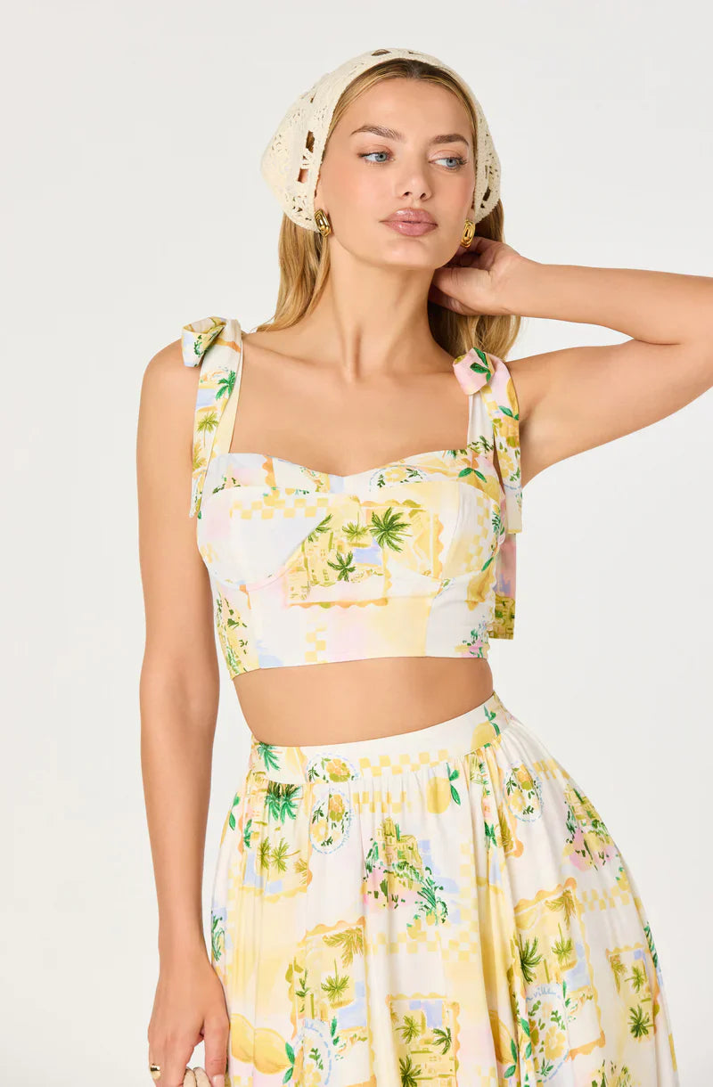Kaleigh Lemon Paradise Top - Glamourous Grace