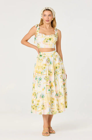 Kaleigh Lemon Paradise Top - Glamourous Grace